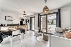 Emergence - Beautiful studio for 2 people balcony and garage